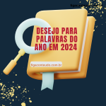ilustração com palavra do ano 2024